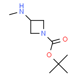 ChemSpider 2D Image | Tert-butyl 3-(methylamino)azetidine-1-carboxylate | C9H18N2O2