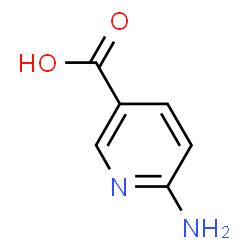 ChemSpider 2D Image | 6-Aminonicotinic acid | C6H6N2O2