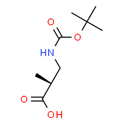 ChemSpider 2D Image | (S)-Boc-beta2-Homoala-OH | C9H17NO4