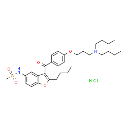 ChemSpider 2D Image | Dronedarone hydrochloride | C31H45ClN2O5S