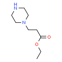 ChemSpider 2D Image | Ethyl 3-(1-piperazinyl)propanoate | C9H18N2O2