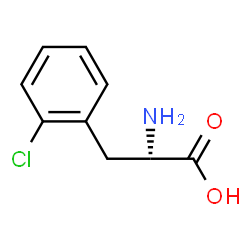 ChemSpider 2D Image | 2-Chloro-L-phenylalanine | C9H10ClNO2