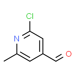 ChemSpider 2D Image | 2-Chloro-6-methylisonicotinaldehyde | C7H6ClNO