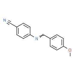 ChemSpider 2D Image | 4-[(4-Methoxybenzylidene)amino]benzonitrile | C15H12N2O