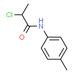 ChemSpider 2D Image | 2-Chloro-N-(4-methylphenyl)propanamide | C10H12ClNO