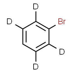 ChemSpider 2D Image | Bromobenzene-2,3,5,6-d4 | C6HD4Br