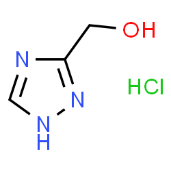 ChemSpider 2D Image | (1H-1,2,4-triazol-5-yl)methanol hydrochloride | C3H6ClN3O