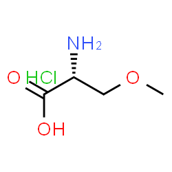 ChemSpider 2D Image | O-Methyl-D-serine hydrochloride (1:1) | C4H10ClNO3