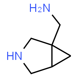 ChemSpider 2D Image | 1-(3-Azabicyclo[3.1.0]hex-1-yl)methanamine | C6H12N2