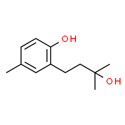 ChemSpider 2D Image | 2-(3-Hydroxy-3-methylbutyl)-4-methylphenol | C12H18O2