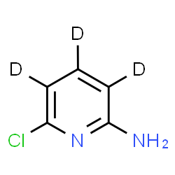 ChemSpider 2D Image | 6-Chloro-2-(~2~H_3_)pyridinamine | C5H2D3ClN2