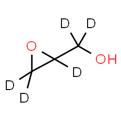 ChemSpider 2D Image | (~2~H_3_)-2-Oxiranyl(~2~H_2_)methanol | C3HD5O2