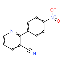 ChemSpider 2D Image | 2-(4-Nitrophenyl)nicotinonitrile | C12H7N3O2