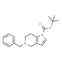 ChemSpider 2D Image | 1-Boc-5-benzyl-4,5,6,7-tetrahydro-5-azaindole | C19H24N2O2
