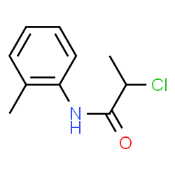 ChemSpider 2D Image | 2-CHLORO-O-PROPIONOTOLUIDIDE | C10H12ClNO