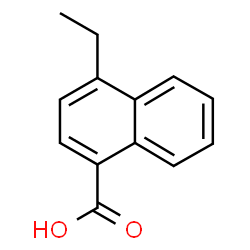 ChemSpider 2D Image | 4-Ethyl-1-naphthoic acid | C13H12O2