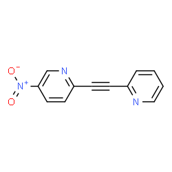 ChemSpider 2D Image | 5-Nitro-2-(2-pyridinylethynyl)pyridine | C12H7N3O2