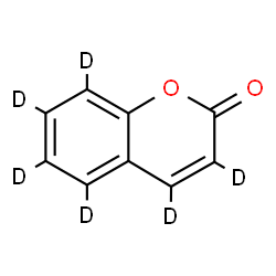 ChemSpider 2D Image | (~2~H_6_)-2H-Chromen-2-one | C9D6O2