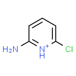 ChemSpider 2D Image | 2-Amino-6-chloropyridinium | C5H6ClN2