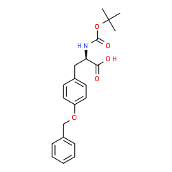 ChemSpider 2D Image | Boc-D-Tyr(Bzl)-Oh | C21H25NO5