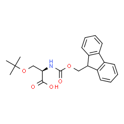 ChemSpider 2D Image | Fmoc-D-Ser(tBu)-OH | C22H25NO5