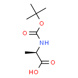 ChemSpider 2D Image | Boc-D-Ala-OH | C8H15NO4