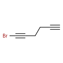 ChemSpider 2D Image | 1-Bromo-1,5-hexadiyne | C6H5Br