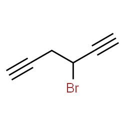 ChemSpider 2D Image | 3-Bromo-1,5-hexadiyne | C6H5Br