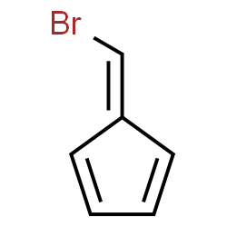 ChemSpider 2D Image | 5-(Bromomethylene)-1,3-cyclopentadiene | C6H5Br