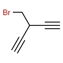 ChemSpider 2D Image | 3-(Bromomethyl)-1,4-pentadiyne | C6H5Br