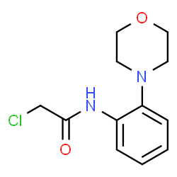 ChemSpider 2D Image | 2-Chloro-N-(2-morpholin-4-yl-phenyl)acetamide | C12H15ClN2O2