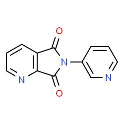 ChemSpider 2D Image | 6-(3-Pyridinyl)-5H-pyrrolo[3,4-b]pyridine-5,7(6H)-dione | C12H7N3O2