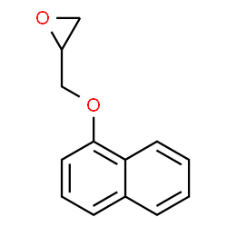 ChemSpider 2D Image | Glycidyl 1-naphthyl ether | C13H12O2