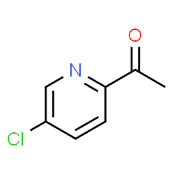 ChemSpider 2D Image | 1-(5-Chloro-2-pyridinyl)ethanone | C7H6ClNO