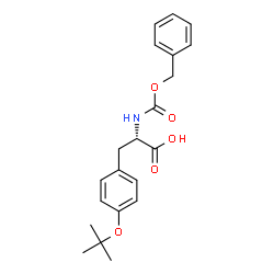 ChemSpider 2D Image | N-[(Benzyloxy)carbonyl]-O-(2-methyl-2-propanyl)-L-tyrosine | C21H25NO5