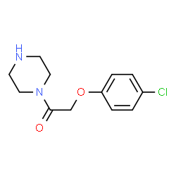 ChemSpider 2D Image | 2-(4-Chlorophenoxy)-1-(1-piperazinyl)ethanone | C12H15ClN2O2