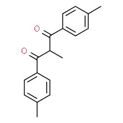 ChemSpider 2D Image | 2-Methyl-1,3-bis(4-methylphenyl)-1,3-propanedione | C18H18O2