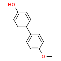 ChemSpider 2D Image | 4'-Methoxy-4-biphenylol | C13H12O2