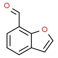 ChemSpider 2D Image | 1-Benzofuran-7-carbaldehyde | C9H6O2