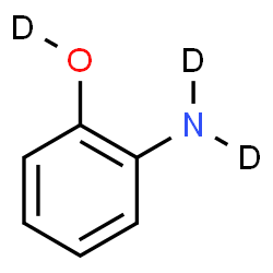 ChemSpider 2D Image | 2-(~2~H_2_)Amino(O-~2~H)phenol | C6H4D3NO